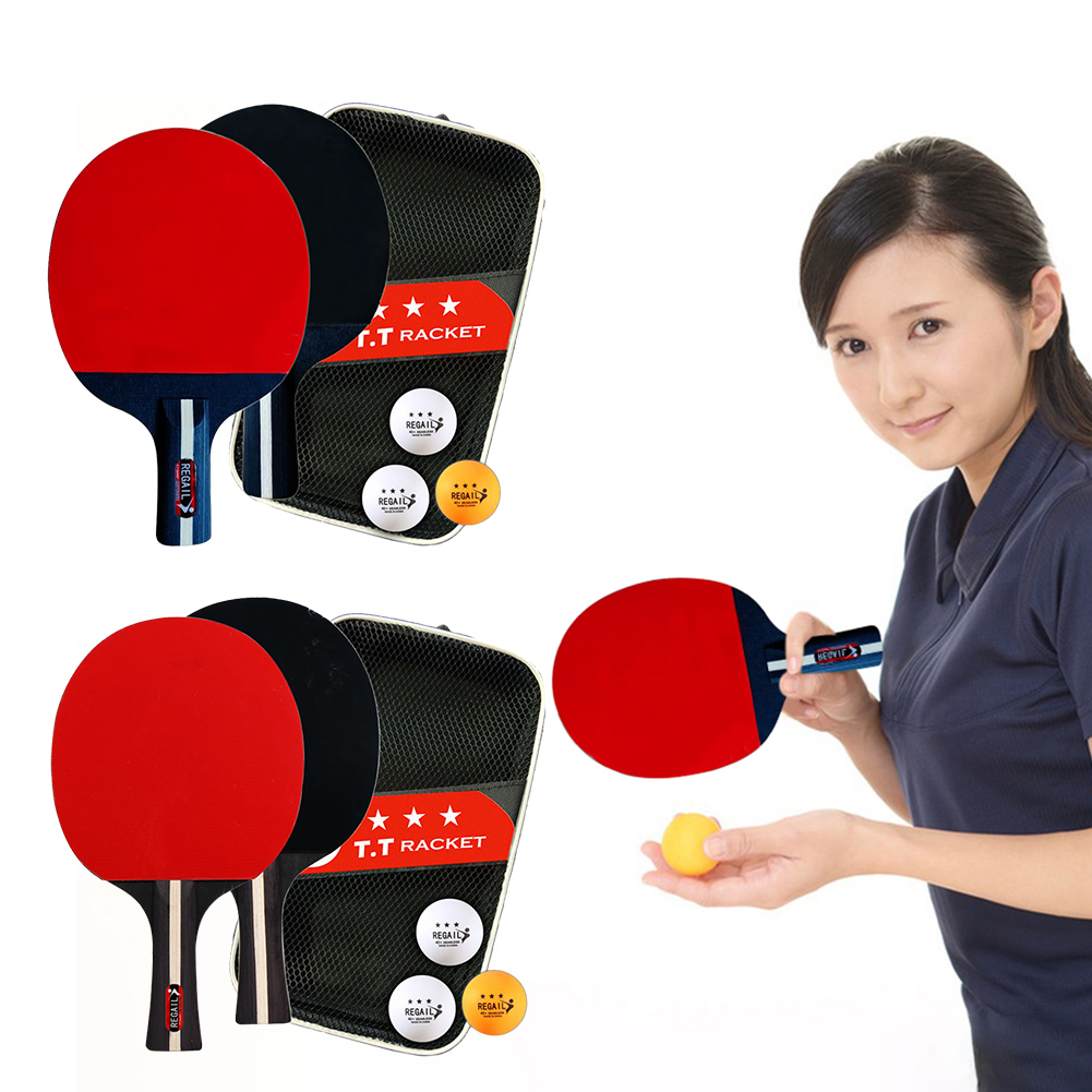 Table Tennis How To Play - Table Tennis Racket 2 Rackets &