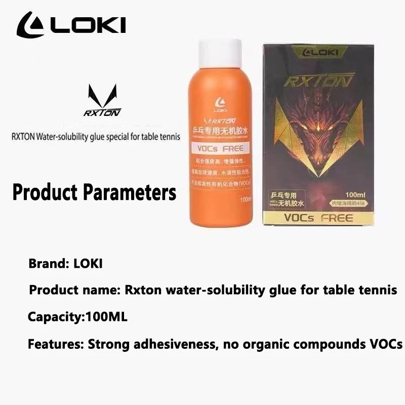 LOKI Waterbased Glue 100ml Wat - đánh giá và giá Table Tennis Market