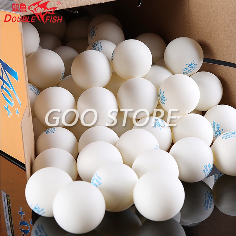 100 balls Double Fish V40+ 1-S - đánh giá và giá Donic Table Tennis Ball