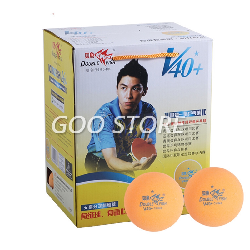 100 balls Double Fish V40+ 1-S - đánh giá và giá Donic Table Tennis Ball