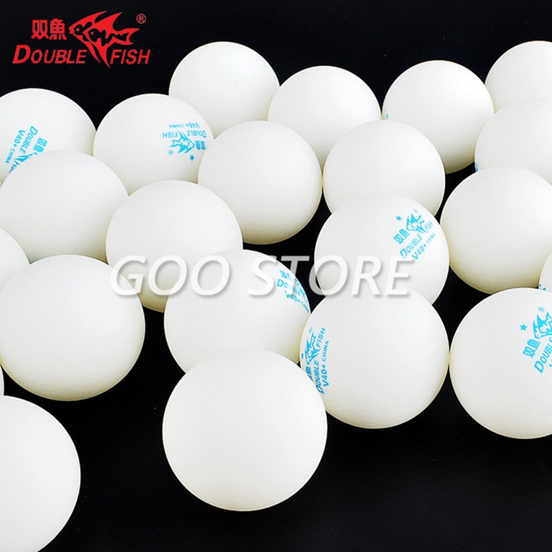 100 balls Double Fish V40+ 1-S - đánh giá và giá Donic Table Tennis Ball