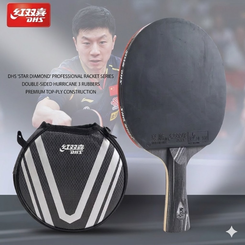 Original DHS DIAMOND Black 7Pl - đánh giá và giá Table Tennis Joola