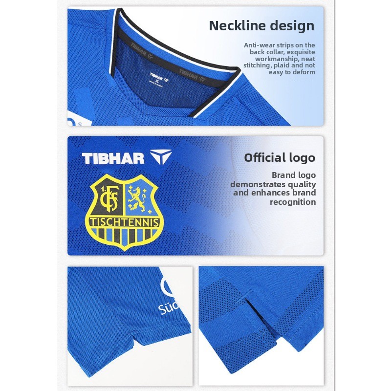 TIBHAR table tennis sportswear - đánh giá và giá Table Tennis Uniform