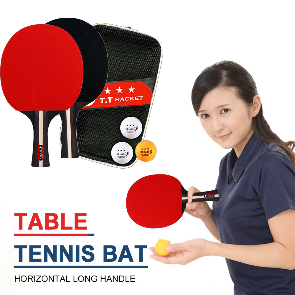 Ping Pong Racket 2 Rackets & 3 - đánh giá và giá Table Tennis Training China