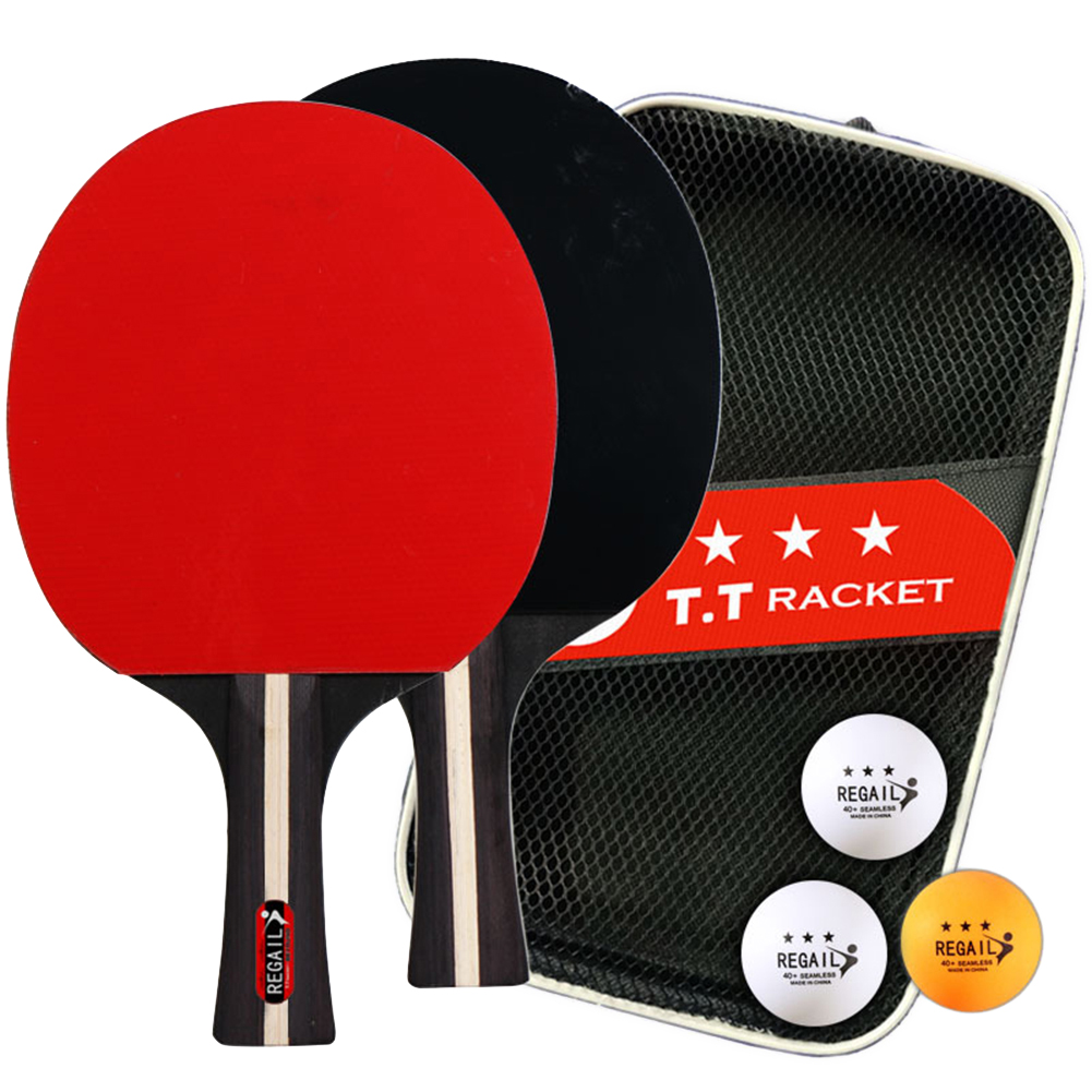 Ping Pong Racket 2 Rackets & 3 - đánh giá và giá Table Tennis Training China