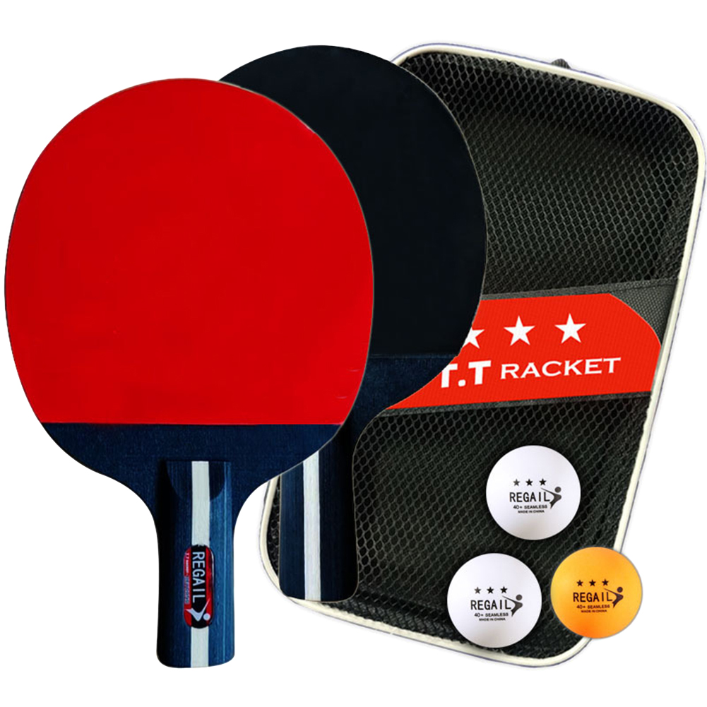 Ping Pong Racket 2 Rackets & 3 - đánh giá và giá Table Tennis Training China