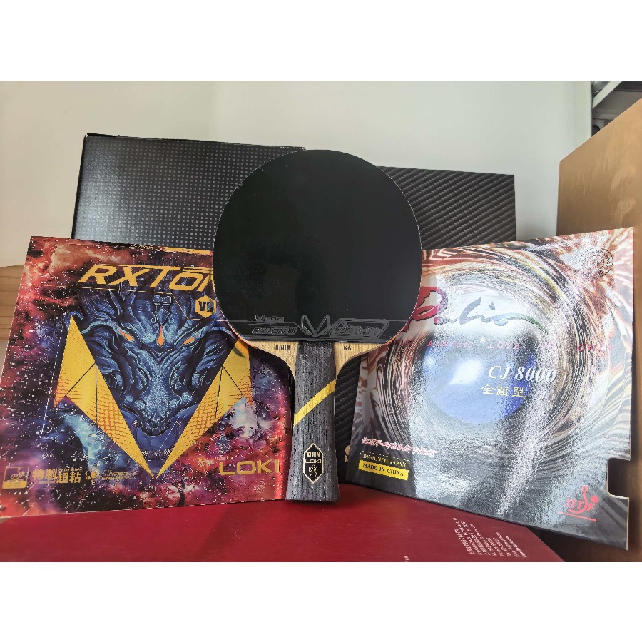LOKI Kylin K6 Carbon Table Ten - đánh giá và giá Table Tennis Custom Bat