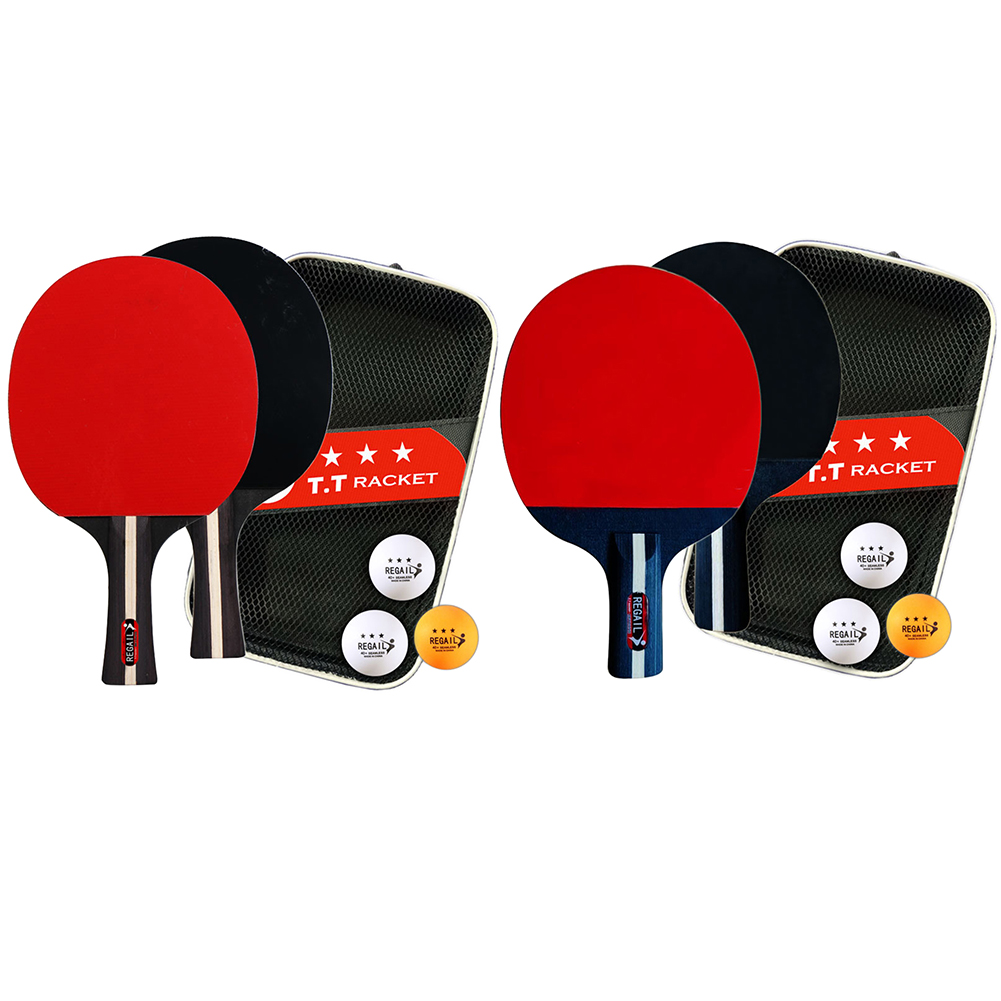 Table Tennis Racket 2 Rackets  - đánh giá và giá Table Tennis How To Play