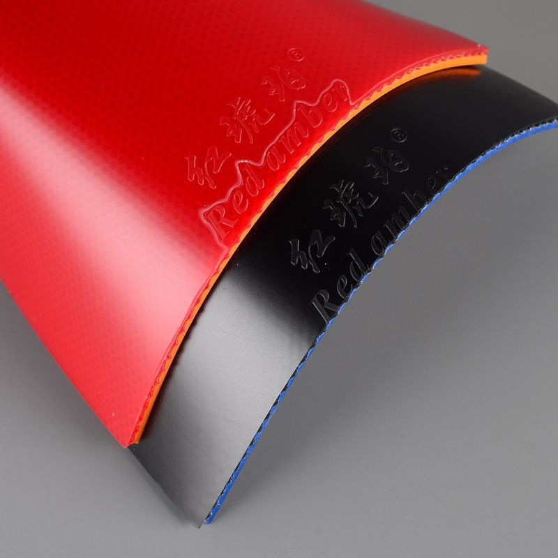 Red Amber Table Tennis Rubber  - đánh giá và giá Donic Table Tennis Ball