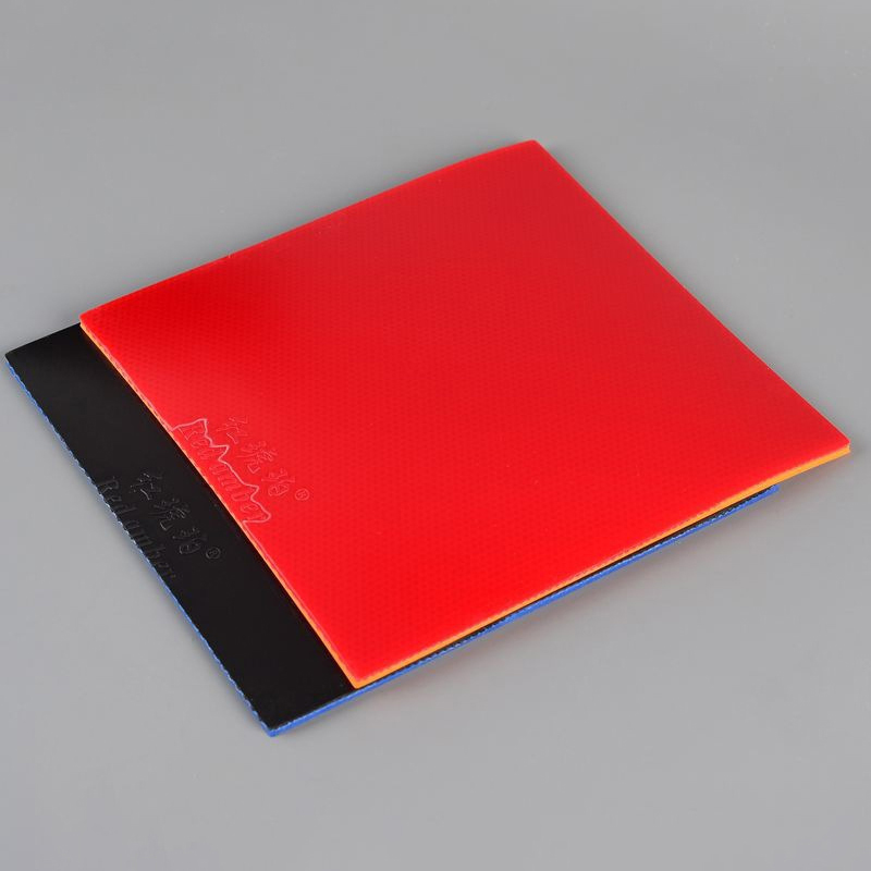 Red Amber Table Tennis Rubber  - đánh giá và giá Donic Table Tennis Ball