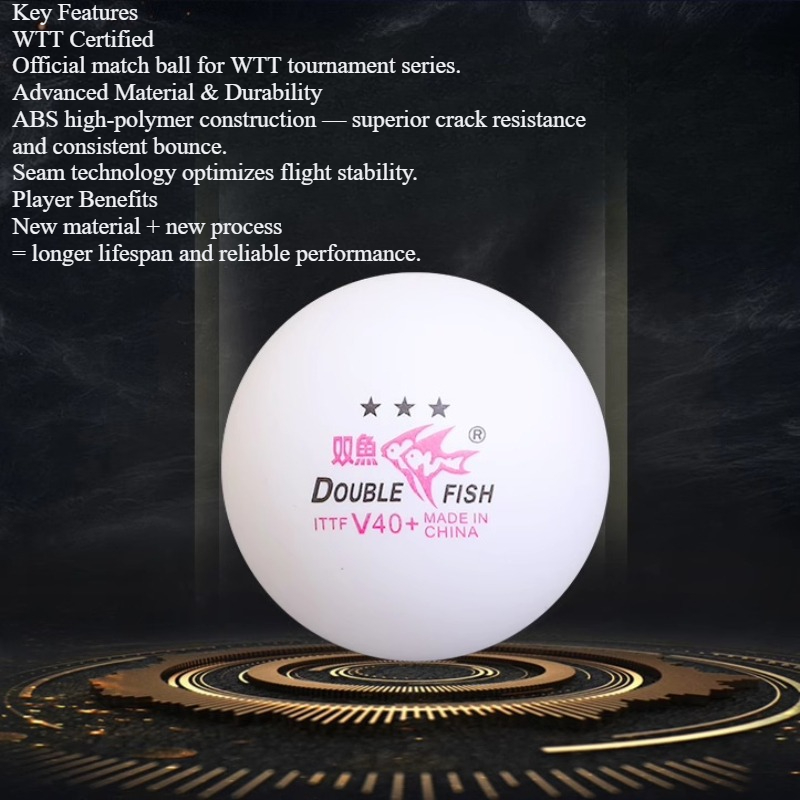 1/2/3BOX  DOUBLE FISH 3 Stars  - đánh giá và giá Donic Table Tennis Ball