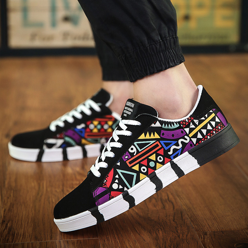 Men's Sneakers Graffiti Canvas - đánh giá và giá Table Tennis Men