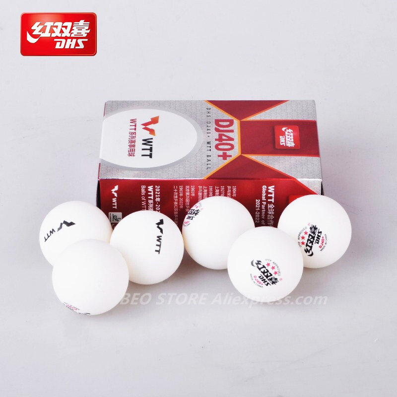 Quả Bóng Bàn DHS DJ40 + 3 Sao  - đánh giá và giá Donic Table Tennis Ball