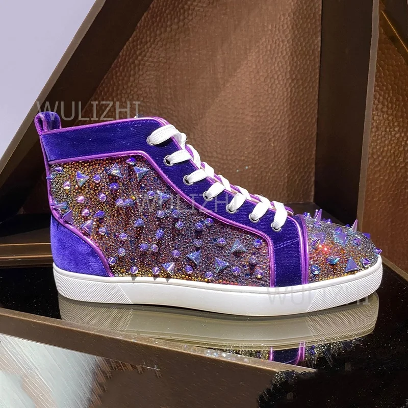Dark Purple Crystal Rivet Men  - đánh giá và giá Table Tennis Men