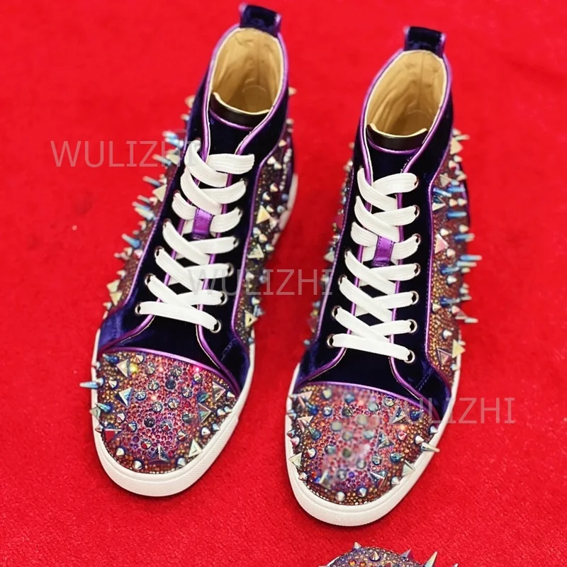 Dark Purple Crystal Rivet Men  - đánh giá và giá Table Tennis Men