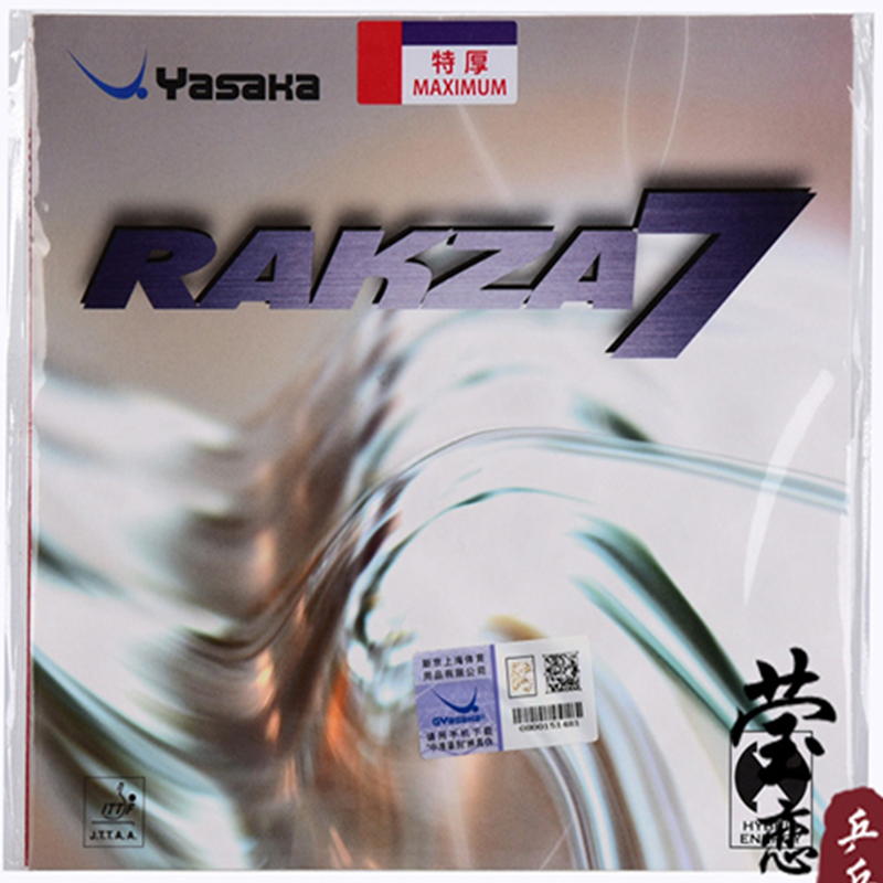 Ban đầu Yasaka RAKZA 7 mềm (B- - đánh giá và giá Table Tennis Joola